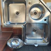 Lavandino angolare Alpes 3 vasche