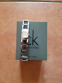 Orologio Calvin Klein in acciaio e madreperla