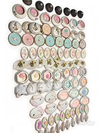 Candele lotto 60 in contenitore ceramico