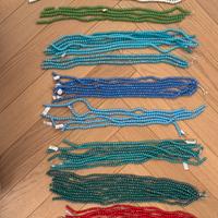 Collane, cristalli di vetro