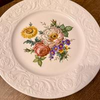 Piatto ceramica floreale Richard Ginori