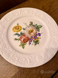 Piatto ceramica floreale Richard Ginori