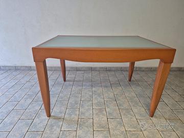 tavolo legno vetro