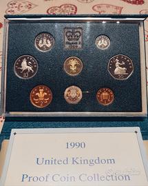 United Kingdom Proof Coin Collection 1990 – FDC