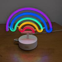 Legami lampada arcobaleno