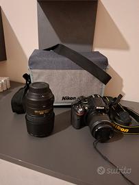 nikon D5200 più accessori 