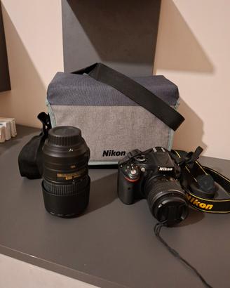 nikon D5200 più accessori 