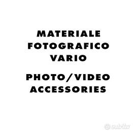 Lotto accessori per foto o video SCRIVERE X FOTO