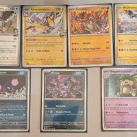Carte Pokemon: Staraptor, Groudon, Reshiram, Hoopa