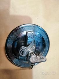  tappi benzina cromati fiat 1300 spider-lancia
