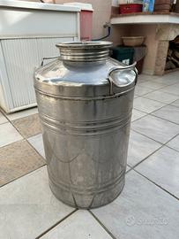 Latta per Olio Acciaio Inox 18/10 50lt