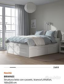 letto ikea brimnes