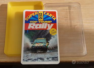 carte da gioco rally  vintage