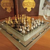 scacchiera da collezione con dettagli in argento!