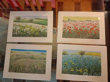 Franco Azzinari - Set 4 Serigrafie