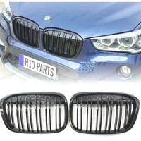 GRIGLIA DOPPIA BMW X1 F48 15- LOOK M NERO LUCIDO