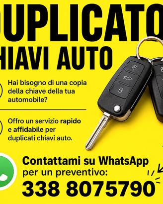 duplicazione chiavi auto treviso