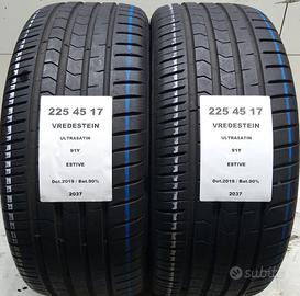 2 GOMME 225 45 17 VREDESTEIN A2037