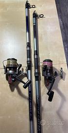 COPPIA DAIWA TOP CASTER 400/420  + MULINELLI