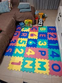 Tappeto puzzle bambini