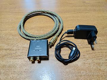 CONVERTITORE PHONO DAC ANALOGICO DIGITALE E CAVO O
