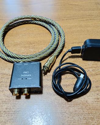 CONVERTITORE PHONO DAC ANALOGICO DIGITALE E CAVO O