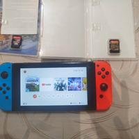 Nintendo switch 1 con Minecraft e Pokémon 