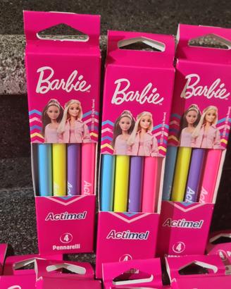 stock 25 pz Pennarelli Carioca Barbie