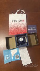 Omega Swatch Mission to Earthphase Moonshine Gold