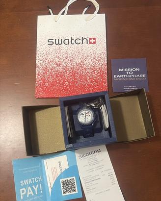 Omega Swatch Mission to Earthphase Moonshine Gold