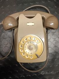 Telefono vintage SIP a muro S62 Siemens avorio