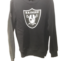 Felpa New Era in cotone nero Las Vegas Raiders NFL