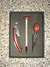 Set accessori vino elegante 