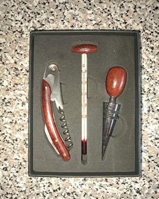 Set accessori vino elegante 