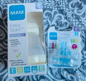 Set biberon mam easy start + tettarelle 0m