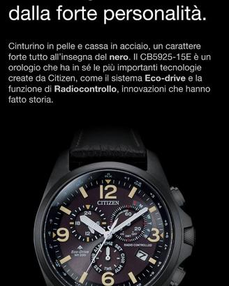 Nuovo Field Acciaio CB5925-15E eco Drive a carica