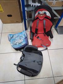 lotto rialzo bambini per auto 1 isofix
