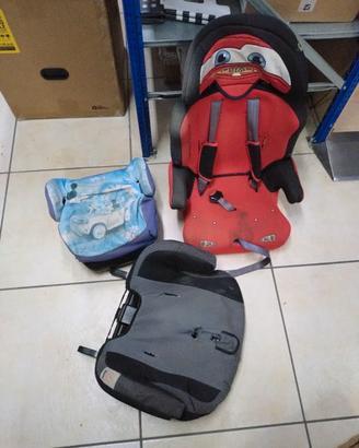 lotto rialzo bambini per auto 1 isofix