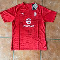 maglia milan autografata