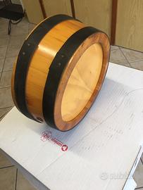 Vaso fondo di vera botte in legno