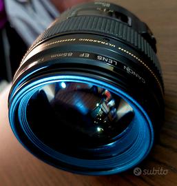 Obiettivo Canon EF 85 mm f 1.8 USM