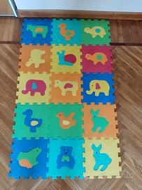 Tappeto gioco puzzle 15 pezzi