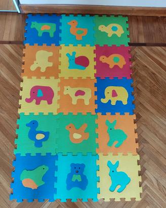Tappeto gioco puzzle 15 pezzi