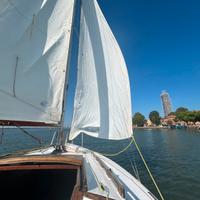 Barca a vela compensato marino vetroresinata