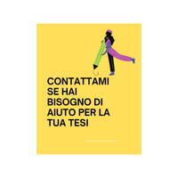 Aiuto stesura tesi area medico scientifica
