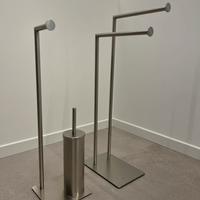 Piantane in acciaio inox satinato