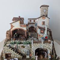 Presepe artigianale (luci e movimenti)