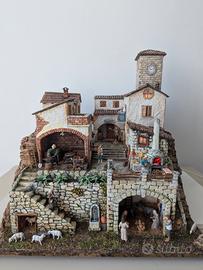 Presepe artigianale (luci e movimenti)