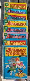 Lotto GLI ALBI DI TOPOLINO + ALMANACCO TOPOLINO