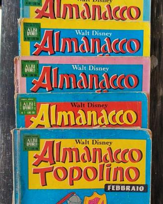 Lotto GLI ALBI DI TOPOLINO + ALMANACCO TOPOLINO